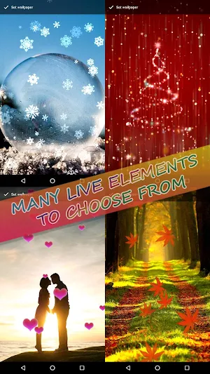 Live Elements - Backgrounds & Live Wallpapers Screenshot 0