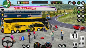 City Coach Bus Driving Games Screenshot 1