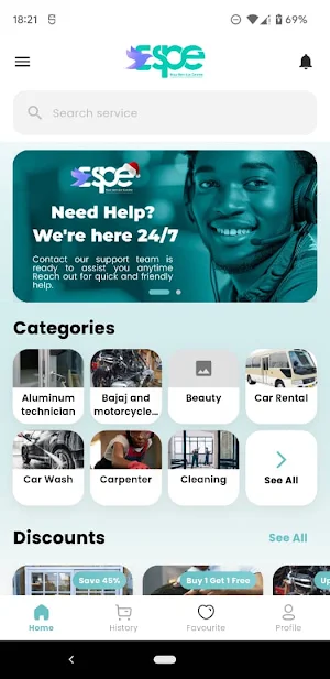 Espe Service Screenshot 0