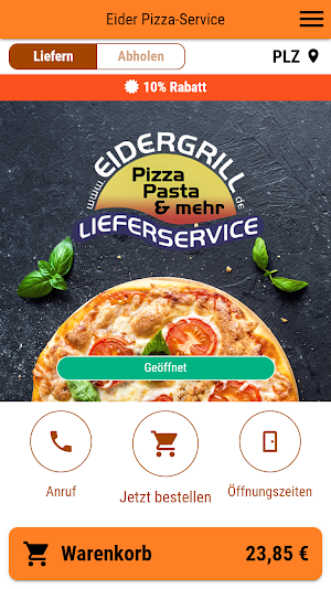 Eider Pizza-Service Screenshot 0