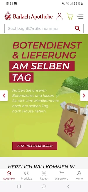 BARLACH APOTHEKE E-Rezept Screenshot 0