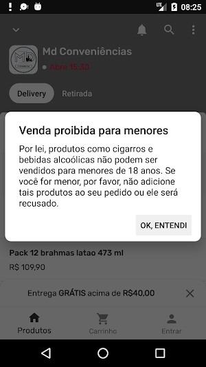 MD Conveniências Screenshot 0