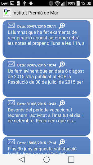 Institut Premià de Mar Screenshot 2