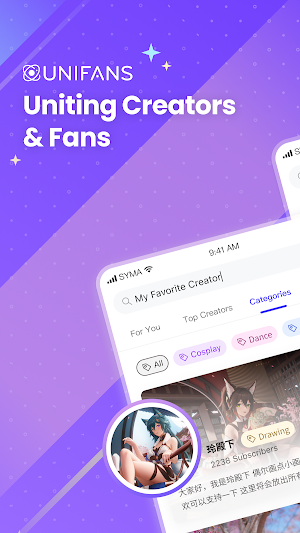 UniFans: Creators & Fans Hub Screenshot 0