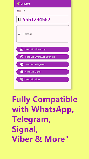 EasyDM – No Save, Just Send Screenshot 2