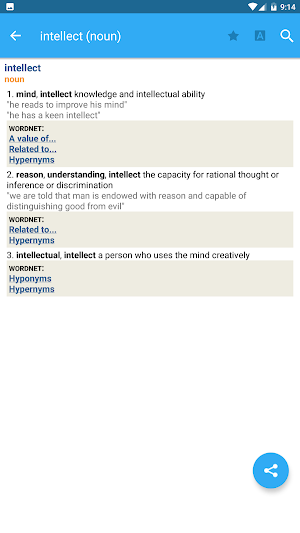 Advanced English Dictionary & Thesaurus Screenshot 0