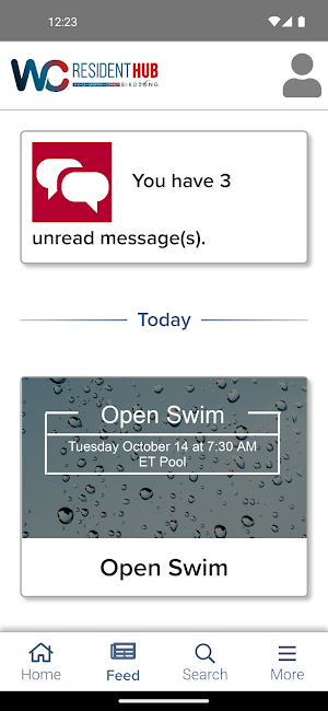 WCCB Resident Hub Screenshot 2