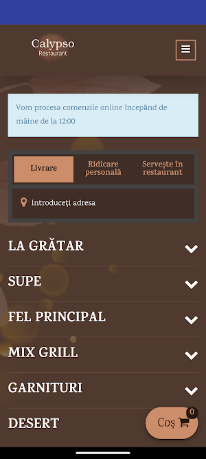Calypso Restaurant Screenshot 0