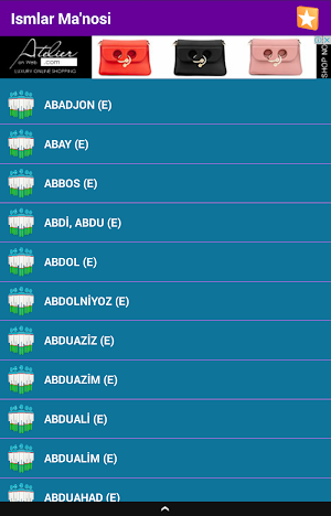 Ismlar Manosi (Uzbek) Screenshot 1