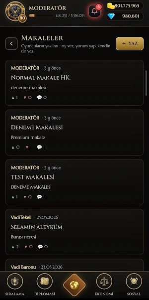 Vadi Online:Strateji&Savaş Sim Screenshot 3