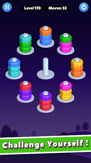 Nut Sort Puzzle-Color Quest Screenshot 2