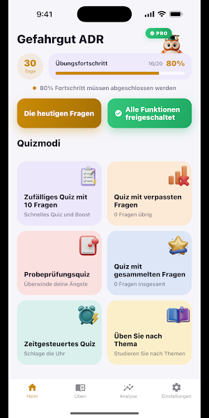 Gefahrgut ADR Basis Prüfung Screenshot 0
