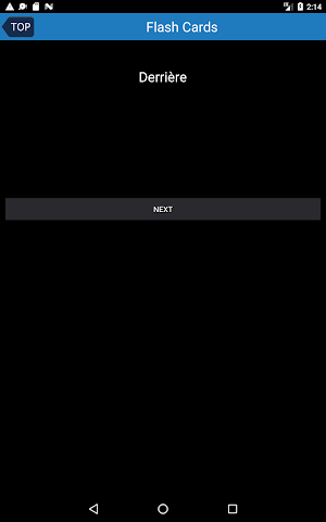 Французский слово карта Screenshot 3