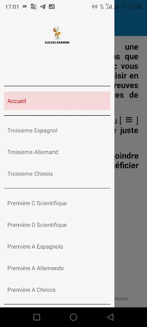 Succès examen Screenshot 3