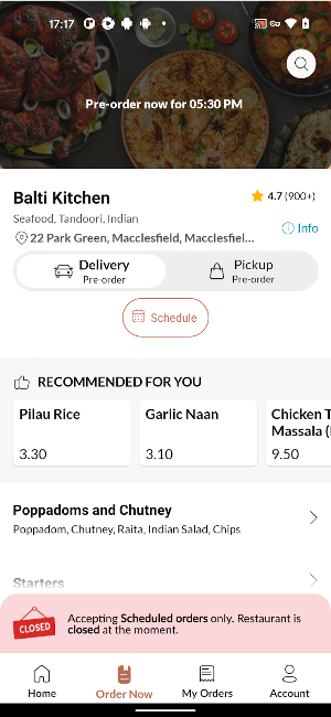 Balti Kitchen Screenshot 2