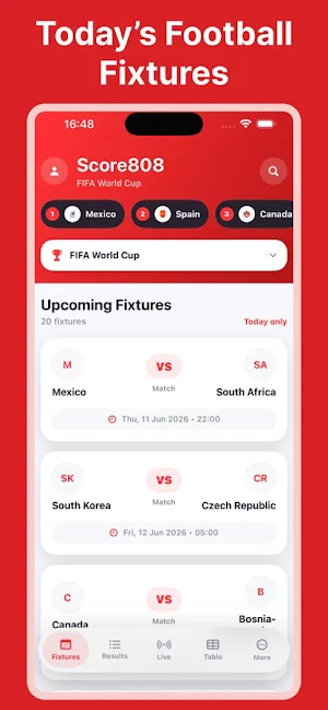 CricFy Football Live Score808 Screenshot 0