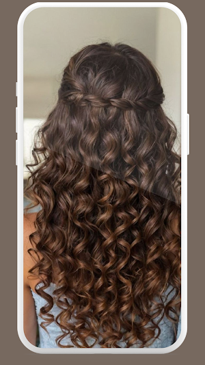 Hair styles-curly hair Screenshot 0