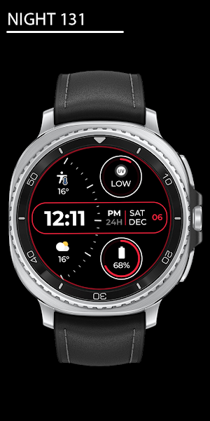 Night 131 - Digital Watch Face Screenshot 0