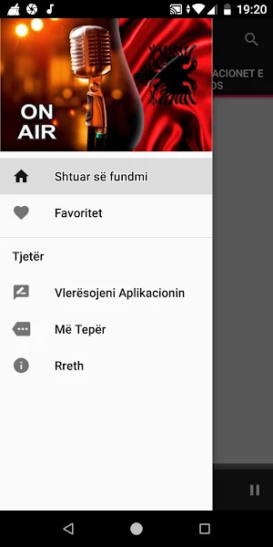 Stacionet e Radios Shqiptare Screenshot 2