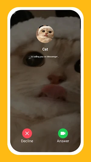 Cat Video Call Simulator Screenshot 2