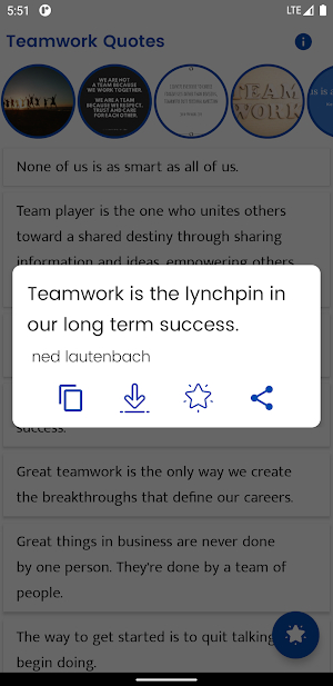 Teamwork Quotes and Sayings Screenshot 1