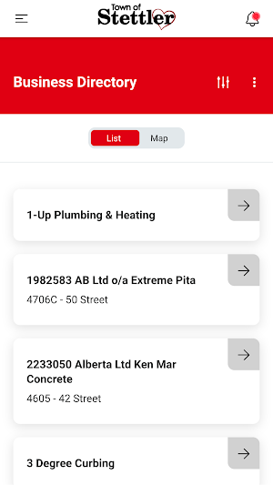 Town of Stettler App Screenshot 3