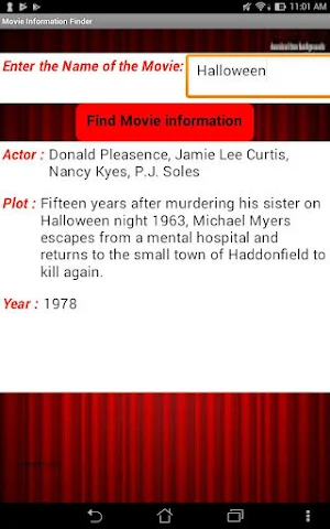 Movie Information Finder Screenshot 2