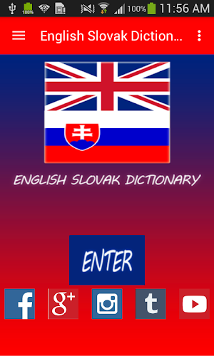 Free English Slovak Dictionary Screenshot 0