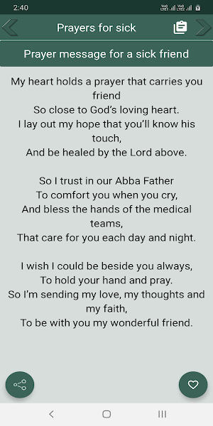 Prayers for sick Screenshot 2