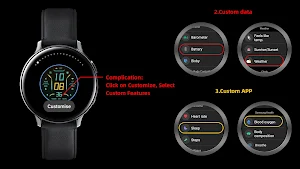 Green Pale Yellow For Wear OS Screenshot 1