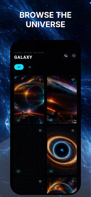 Space wallpapers 4K Screenshot 1