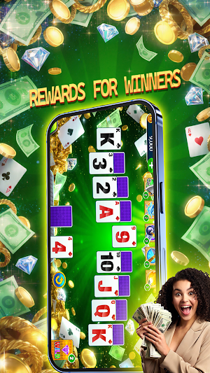 Solitaire Cash! Win Money Screenshot 1