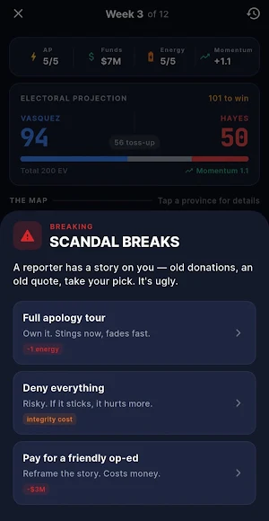 ElectionCraft: CampaignManager Screenshot 2