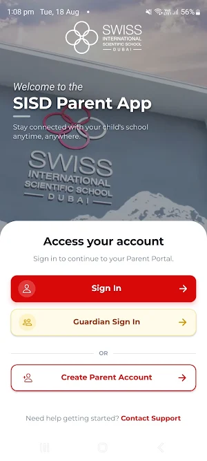 SISD Parent App Screenshot 0