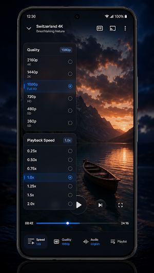 Afaq Player - مشغل فيديو Screenshot 1