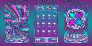 Light Pattern 3D Next Launcher theme Screenshot 0