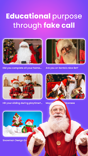 Prank call Santa, AI chat Screenshot 2