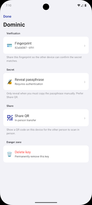 LetsMessageEncrypt Screenshot 2