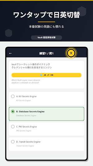 Vault資格学習 Screenshot 2