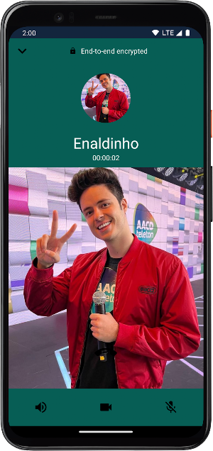 Enaldinho Chamada Falsa Screenshot 2