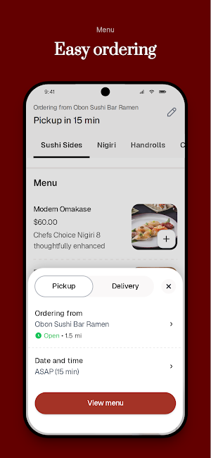 Obon Sushi Bar Ramen Screenshot 2