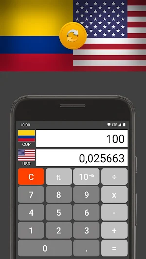 US Dollar / Colombian Peso Screenshot 1