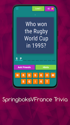 Springboks vs France Quiz Screenshot 3