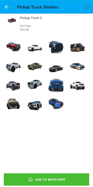 Pickup Truck Stickers Screenshot 1