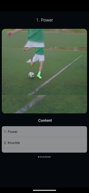 Football Shooting Technique Screenshot 2