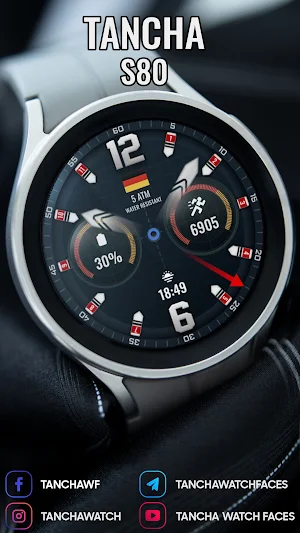 Tancha S80 Watch Face Screenshot 3