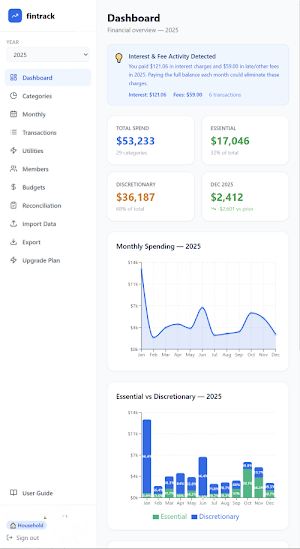 Fintrack Screenshot 2