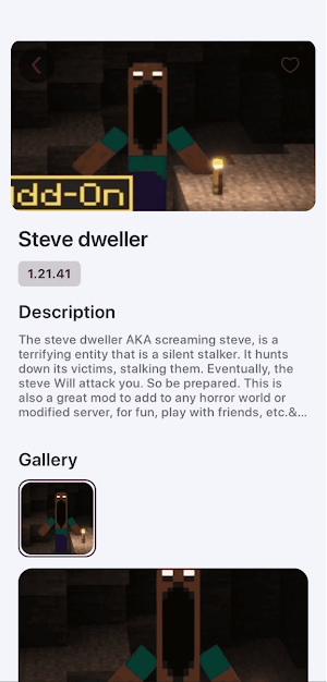 Dweller mod for Minecraft PE Screenshot 1