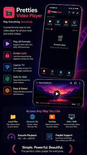 Pretties Video Player Screenshot 0