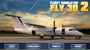 FLIGHT SIMULATOR FLY 3D 2 Screenshot 0